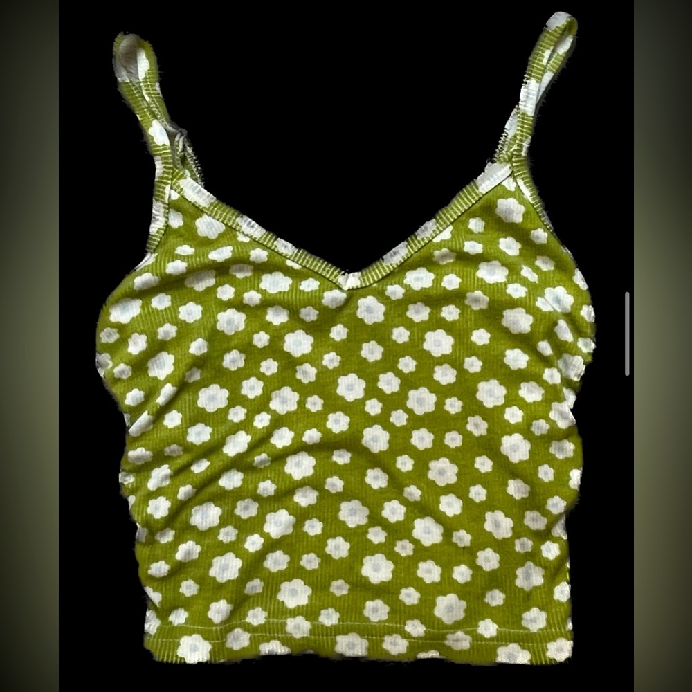 Fitted Flower tank Top